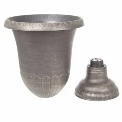 Brushed Champagne Garden Urn 12 Brushed Champagne Garden Urn -Gardenista Store 130144 5