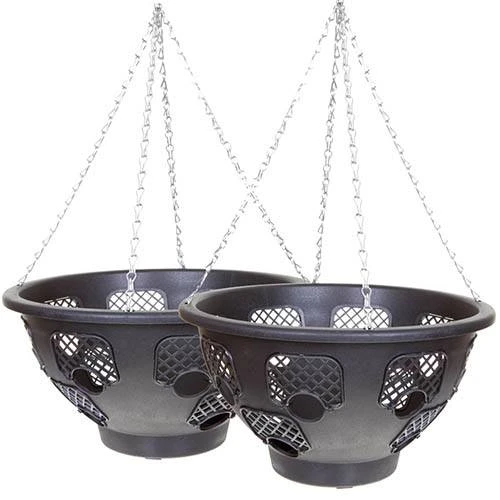 Easy Fill Hanging Baskets 38cm (15in) Pair 1 Easy Fill Hanging Baskets 38cm (15in) Pair