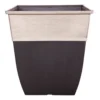 'Hendrix' Tall Square Planter 43cm (17in) Champagne Top