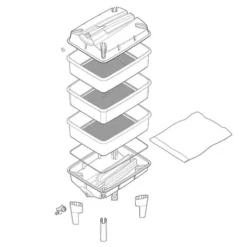 Tiger Wormery-3 Tray -Gardenista Store 161318 5