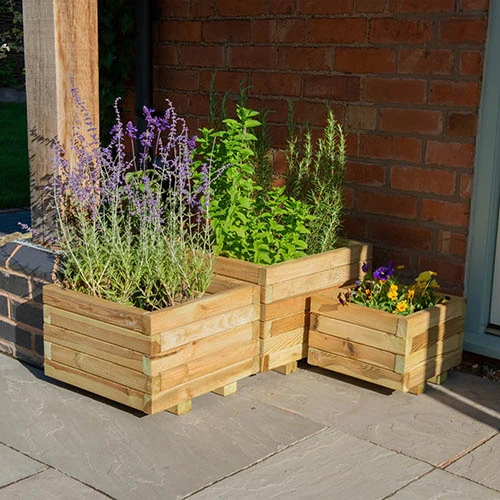 Kendal Square Planter - Set Of 3 -Gardenista Store 161360